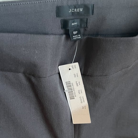 J. Crew Remi Pant, NEW, Grey, 8P, bi-stretch cotton, work pants, grayish… - Picture 8 of 9